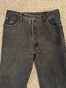 Sergio Valente Jeans 34x36 (32x32) Gray Black Denim Longhorn Western Hong Kong - Picture 1 of 17