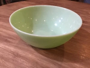 Rare Vintage Mckee? Jadeite Green 9.75” Mixing Serving Bowl - Picture 1 of 5