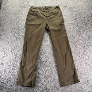 American Eagle Chino Pants Mens 30x30 Green Cotton Stretch Original Straight - Picture 1 of 10