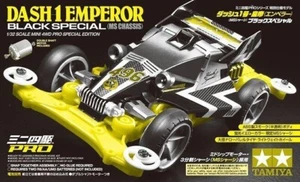 Tamiya 95296 1/32 Mini 4WD Pro Kit MS Chassis JR Dash-1 Emperor Black Edition - Picture 1 of 1