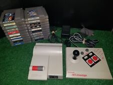 Nintendo Entertainment System NES Top Loader with 20 Games +Advantage Controller