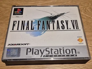 Final Fantasy VII -- Platinum (Sony PS1) Complete with Manual and Ff8 demo disc - Picture 1 of 5