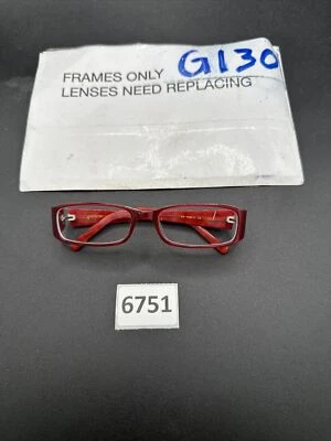 Marco de gafas ELIZABETH ARDEN EA1030-2 51-16-125 rojo rubí pulido G130 Foto 1 de 4