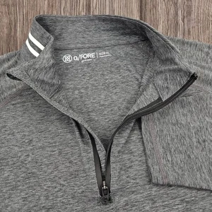 G/Fore Men's XL Grey Lightweight 1/4 Zip Long Sleeve Golf Pullover - Picture 1 of 4
