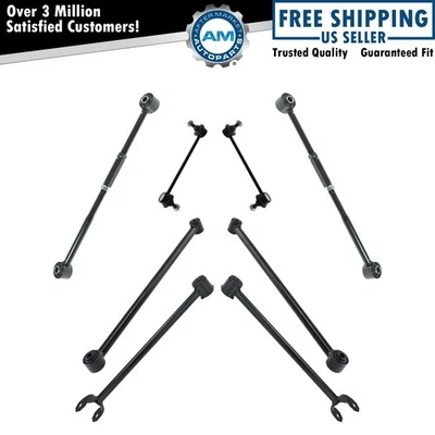 Rear Control Arm Lateral Link Sway Bar Suspension Kit Set 8pc for Camry Avalon - Image 1 of 4