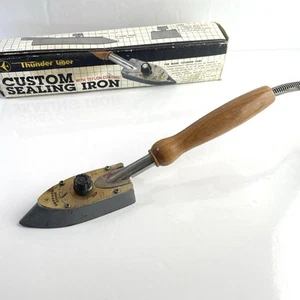 Thunder Tiger Custom Sealing Iron Teflon Coating Wood Handle Tool 115V 165W - Bild 1 von 11