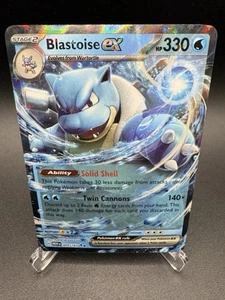 Blastoise ex 009/165 SV: Scarlet & Violet 151 Holo - Picture 1 of 4