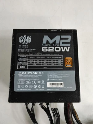 Cooler Master Silent Pro M2 620 W 24 Pin ATX Power Supply RS-620-SPM2 - Image 1 of 4