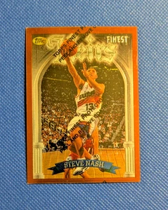 1996-97 Topps Finest STEVE NASH RC #217 - Bronze Heirs - Suns - Picture 1 of 3