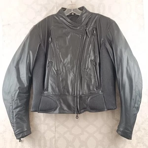 Harley Davidson FXRG Leather Motorcycle Jacket Womens Extra Large Black 98506-04 - Picture 1 of 15