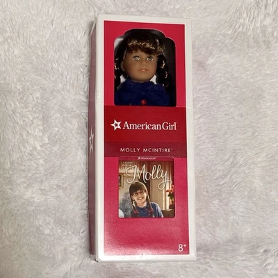 NIB American Girl MINI MOLLY McINTIRE Doll & Book 6.5" Historical Character WWII - Image 1 of 4