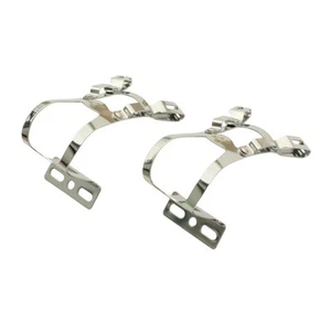 Genetic classic type toe clips for twin/double straps - Picture 1 of 2