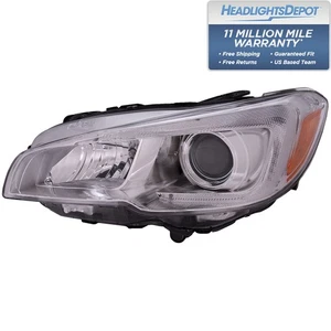 Headlight Halogen Left Driver Fits 2015-2021 Subaru WRX - Picture 1 of 7
