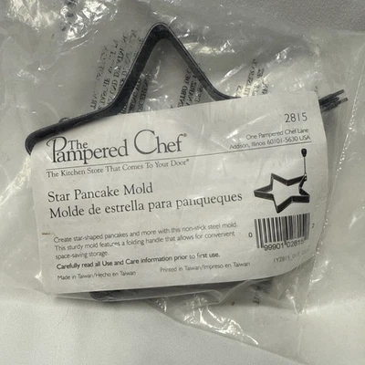 Molde para panqueques Pampered Chef Star 2815 Foto 1 de 3