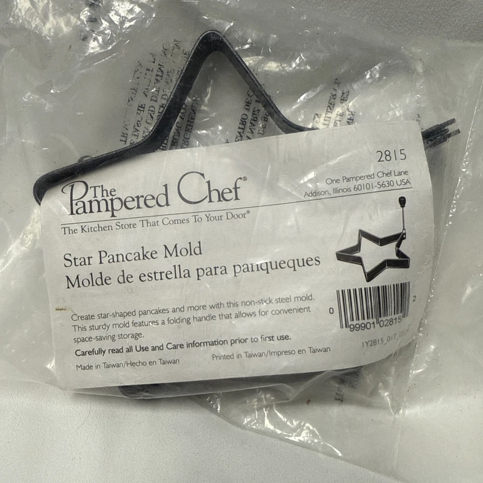 Pampered Chef Star Pancake Mold 2815