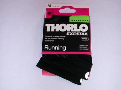 Thorlo Experia X SPEED Running Ultra Light Low-Cut Sock Men's Medium NWT Black - Image 1 of 4