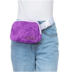 ZooZatz LSU Tigers Floral Print Fanny Pack - Picture 1 of 1