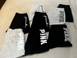 Victoria’s Secret PINK Campus Cotton Shorts set of 8 - Picture 1 of 13