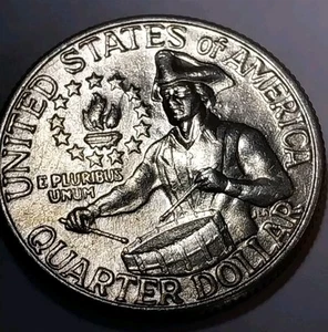 1976 Error Quarter. O/R Die Clash. O/R Die Scratches - Picture 1 of 17