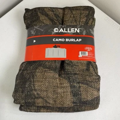Allen Camo Burlap 12’x54” Ground Blind Tree stand Waterfowl Blind Mossy Oak New - Image 1 of 3