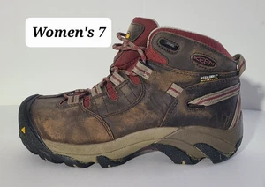 KEEN Women’s Utility Steel Toe Mid Hiking/Work Boots/Shoes Size 7 - Picture 1 of 8