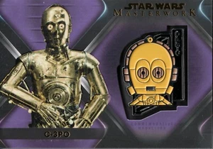 Star Wars Masterwork 2021, C-3PO (C-3PO) Character Medallion Card CM-C3C #04/50 - Picture 1 of 2