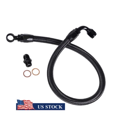 Braided Fuel Line For Honda Civic 92-00/ Acura Integra 1994-01 Filter EG EK DC2 - Image 1 of 4