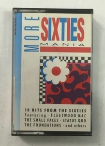 Various Artists "More Sixties Mania" Tape Cassette - Never Been Played - Picture 1 of 4