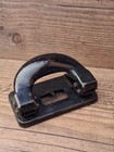 Leitz Locher Papierlocher No. 58 aus Metall 60er 70er Jahre | schwarz