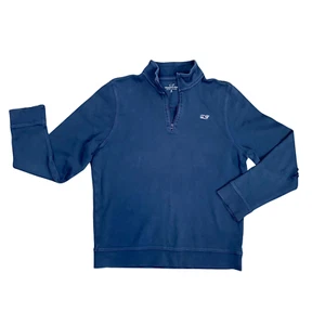 Vineyard Vines Youth Medium Navy Blue Zip Up Sweater - Picture 1 of 7