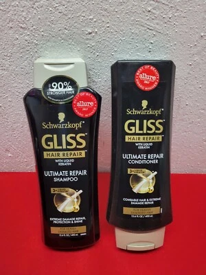 Champú y acondicionador Schwarzkopf GLISS Ultimate Repair queratina líquida 13,6 oz Foto 1 de 4