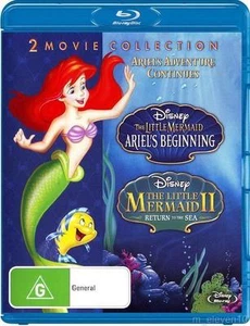 THE LITTLE MERMAID 2 - 3 : NEW Disney Blu-Ray - Picture 1 of 1