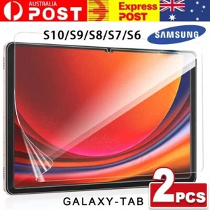 For Samsung Galaxy Tab S10 S9 FE S8 S7 A7 A8 Ultra Plus + Screen Protector Film - Picture 1 of 32