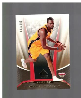 2006-07 SP GAME USED SHELDEN WILLIAMS #205 ROOKIE GOLD 013/100 DUKE BLUE DEVILS - Image 1 of 2