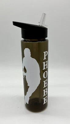 Personalised Rugby Water Bottle, Kids Sports Bottle, 700ml, Custom Any Name, Rug - Image 1 of 4