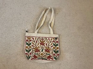 Multicoloured, Patterned, Drawstring Shoulder or Tote Bag, Shopping, School - Picture 1 of 2