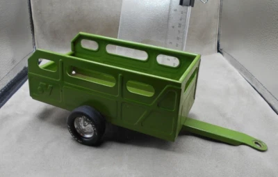 Nylint Metal Farm Trailer Wagon Green Pressed Steel Vintage - Image 1 of 4