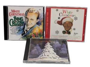 3-Christmas CD's-2-Bing Crosby White Crristman-1-Christmas In The Aire-Free Ship - Imagen 1 de 12
