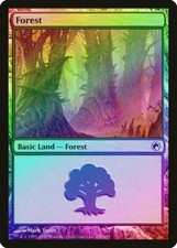 Forest (249) FOIL Scars of Mirrodin PLD Basic Land MAGIC MTG CARD ABUGames