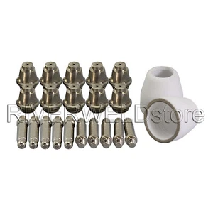 Plasma Electrode Tip Shroud Ceramic Cup Fit Miller APT3000 And OTC M3000 22pcs - Picture 1 of 8