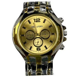 Orlando Two Tone Faux Chronograph Quarz Herrenuhr - Bild 1 von 1
