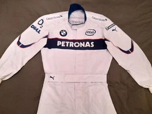 BMW Sauber Petronas F1 PUMA race suit sz XXL 2006 Heidfeld Kubica Villeneuve - Picture 1 of 14