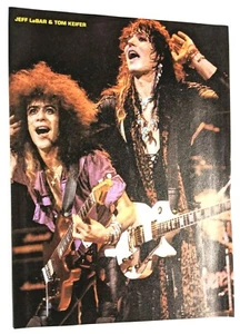 CENICIENTA / TOM KEIFER & JEFF LABAR EN VIVO / REVISTA PINUP DE PÁGINA COMPLETA RECORTE 1 - Imagen 1 de 1