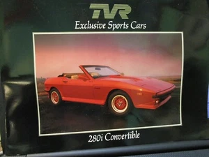 TVR 280i Convertible sales brochure in a file cabinet folder for decades - Picture 1 of 4