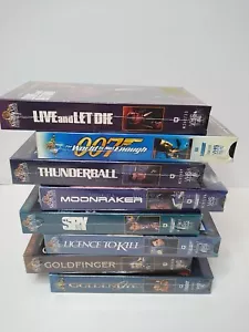 JAMES BOND 007 VHS Movies Lot of 8 Collection: Brand New Sealed 1990s MGM/UA - Picture 1 of 9