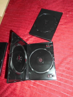 Doppel-DVD Hüllen schwarz (NEU) - Bild 1 von 4