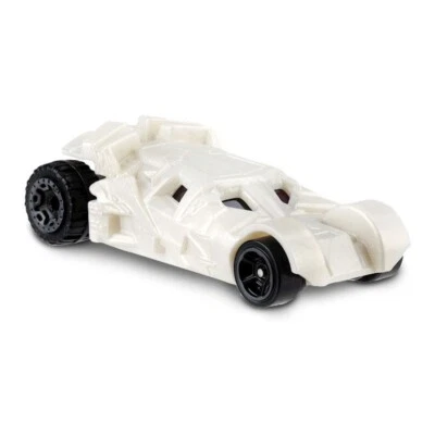 Hot Wheels DC Batman Batmobile White Diecast Vehicle Car Toy 1:64 Long Card 4/5 - Image 1 of 2