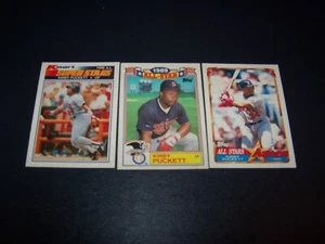 Lote 29 de 3 cartas diferentes Kirby Puckett - Imagen 1 de 2