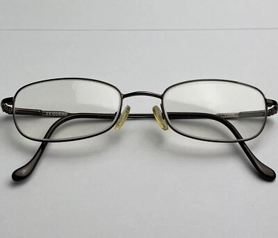 Guess GU 1008 Eyeglasses Glasses Frames Brown Oval Full Rim Metal Designer 48-18 - Image 1 of 4