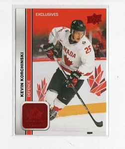 2023 Team Canada Juniors Exclusives card#18 Kevin Korchinski #'d 079/100 - Picture 1 of 1